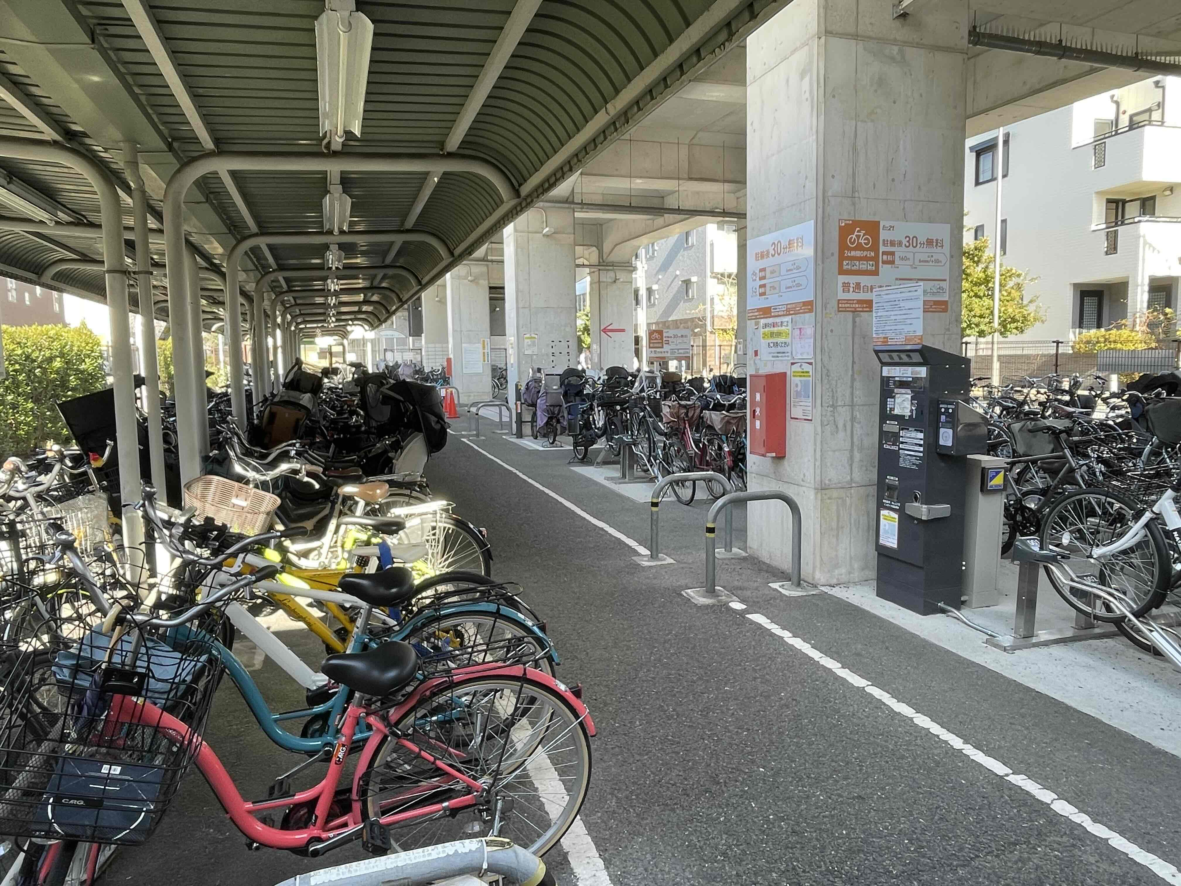 岡町駐輪センター北画像