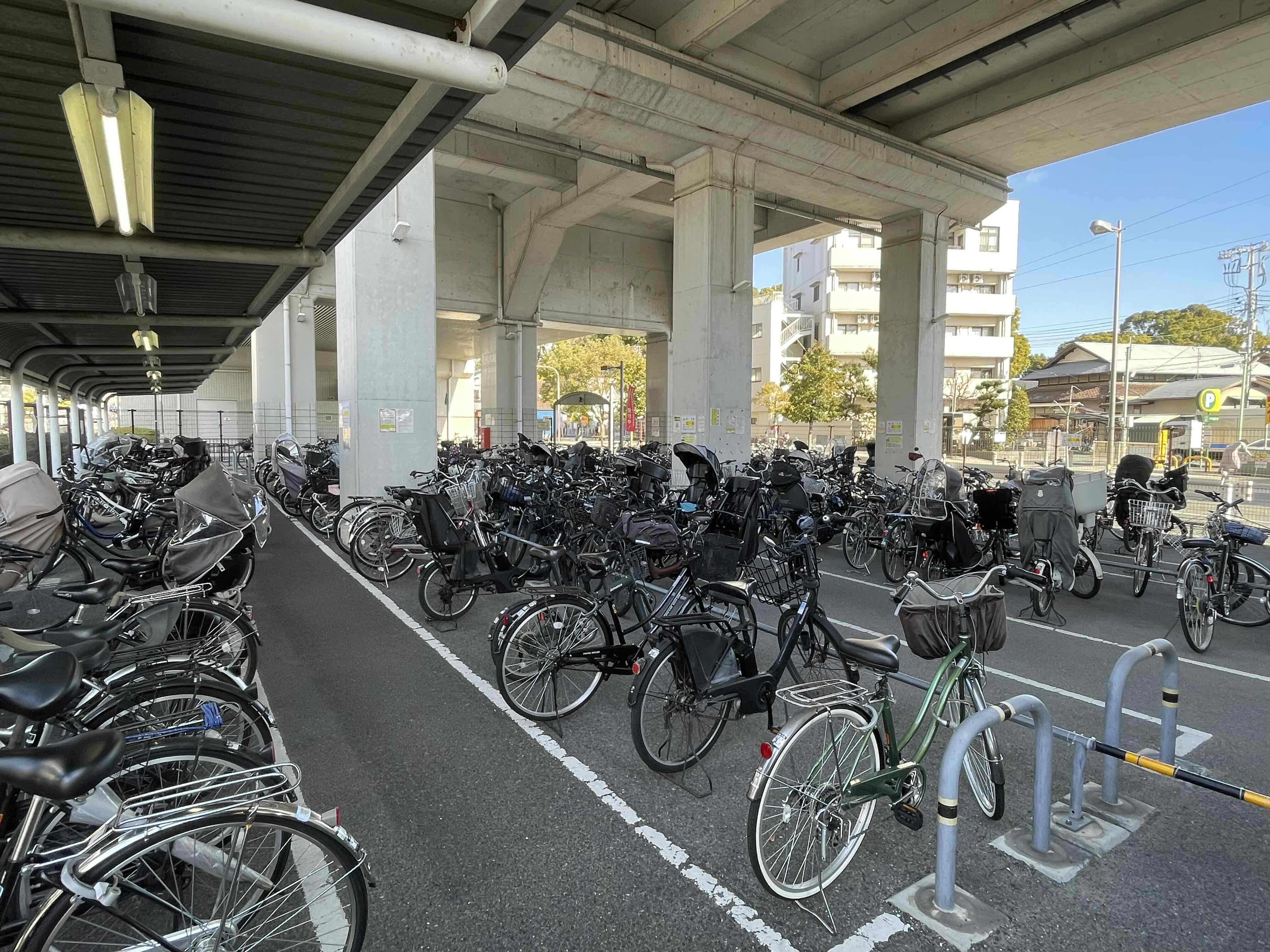 岡町駐輪センター南画像