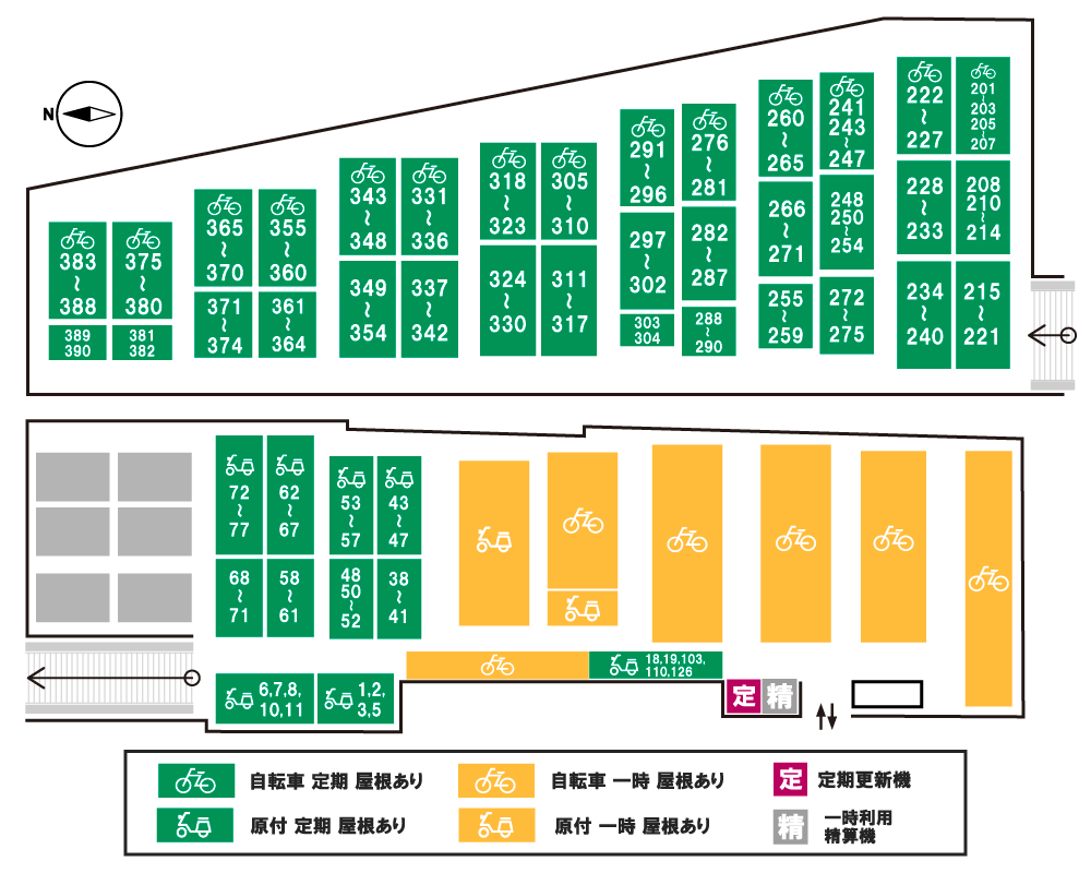 駐輪場地図