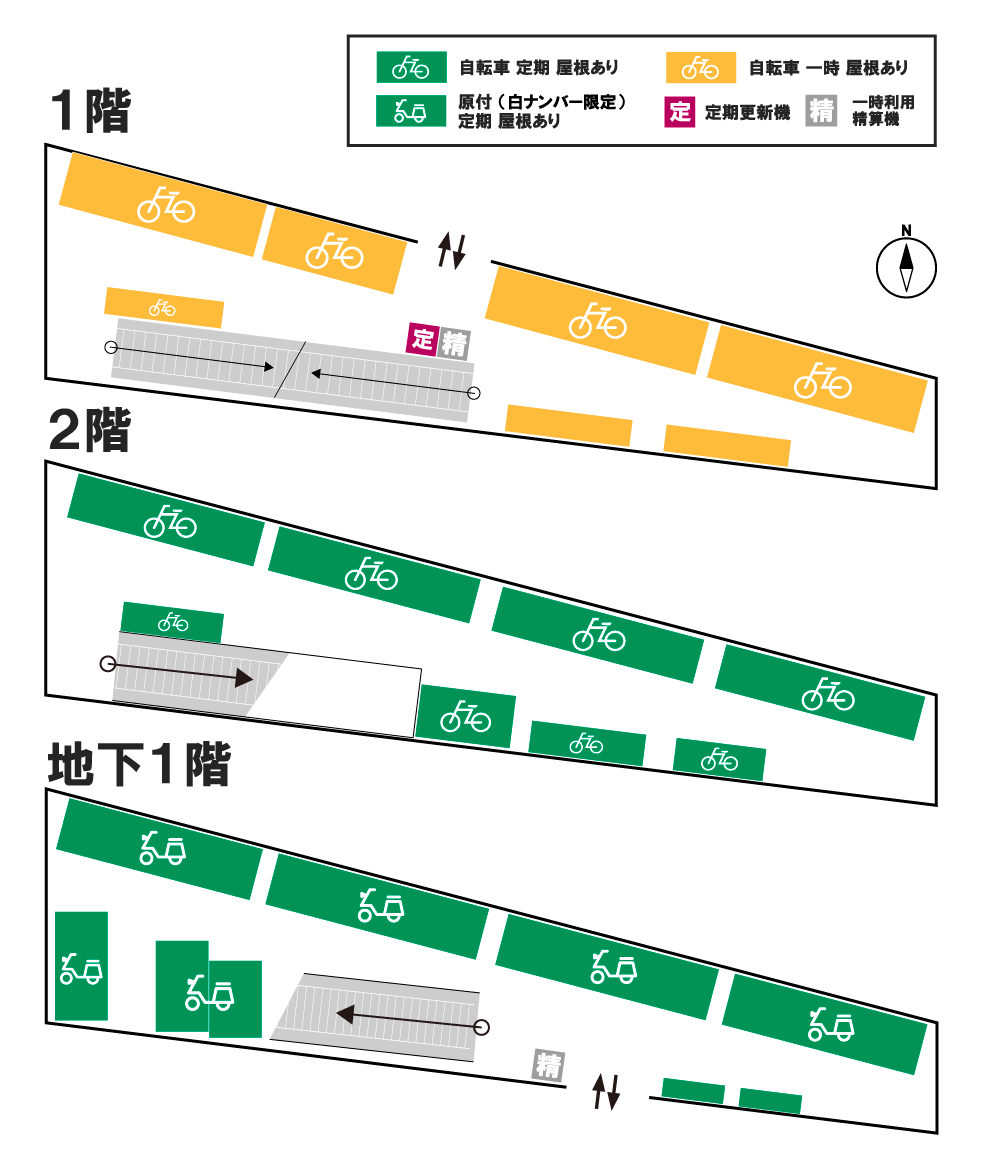 駐輪場地図